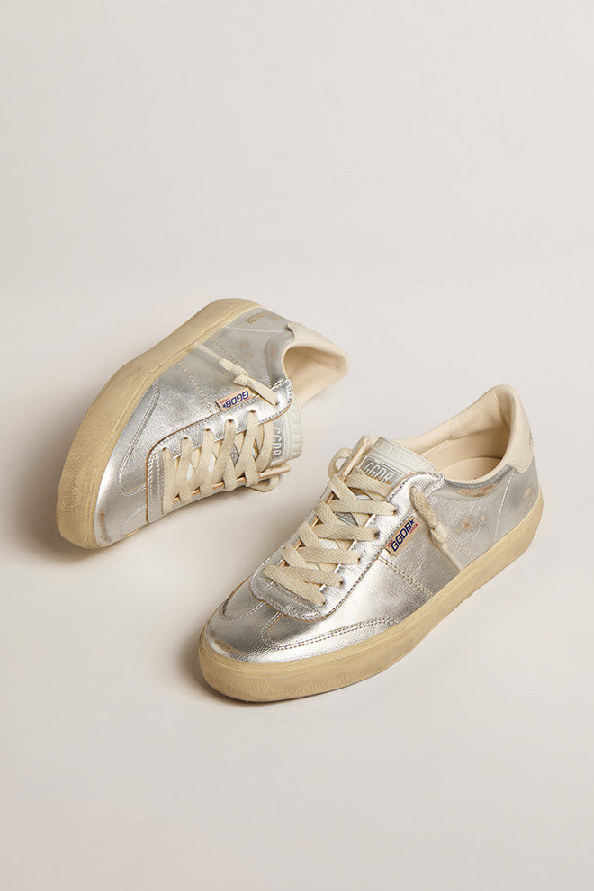 Metallic Soul Star Sneaker in Silver