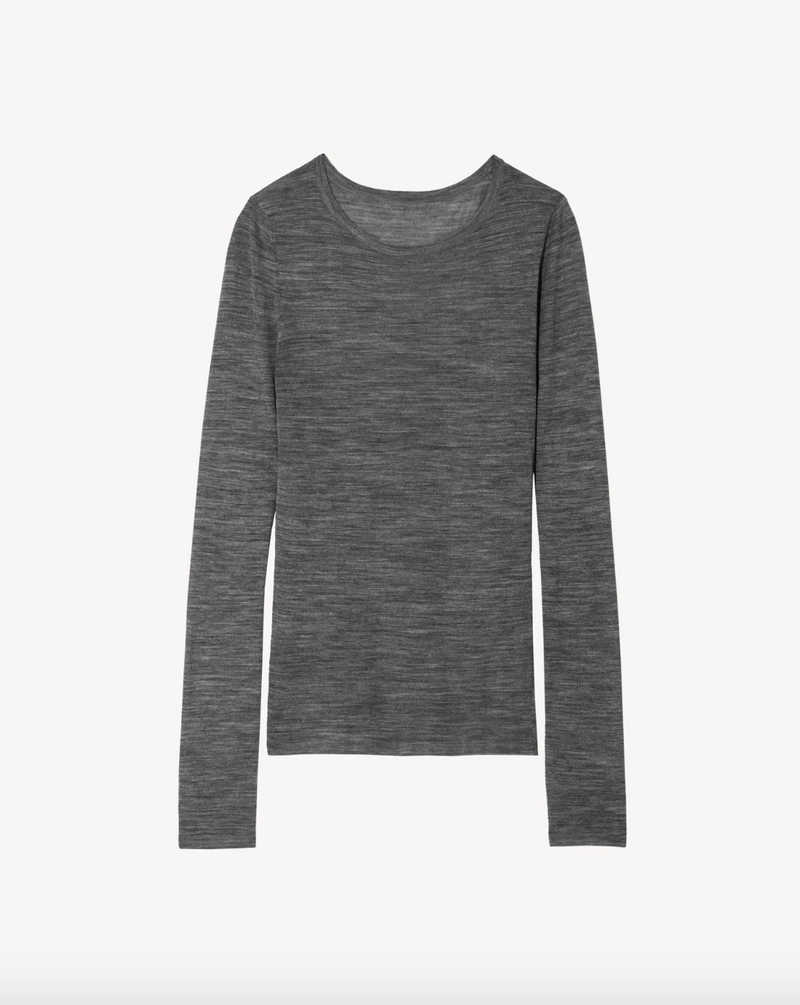 Candice Sweater in Dark Grey Melange