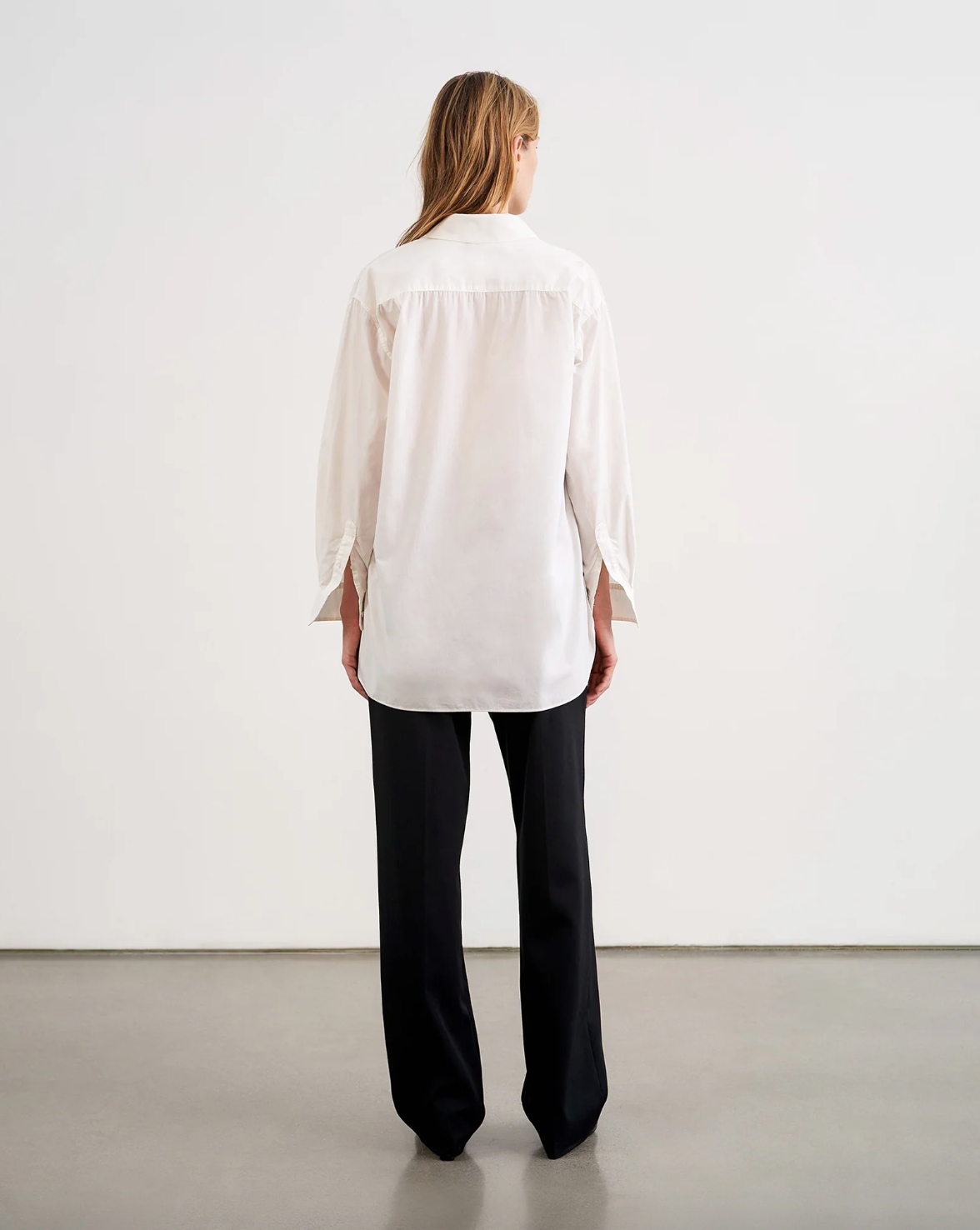 Mael Oversized Shirt in White