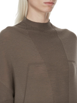 Crater Knit Sweater in Dust Grey