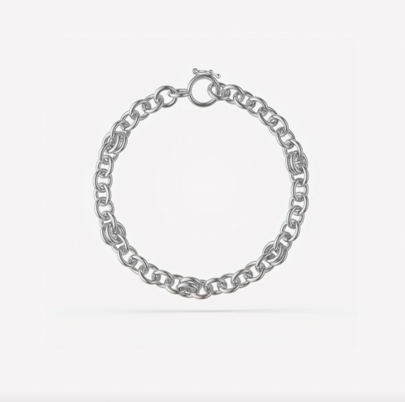 Serpens Silver Bracelet