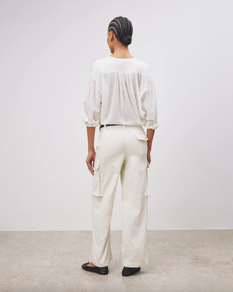 Leofred Cargo Pant in White