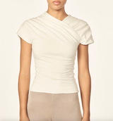 The Tawny Cross Top in White