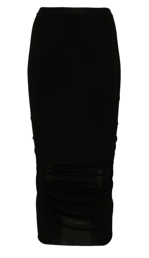 Shrimp Skirt in Black