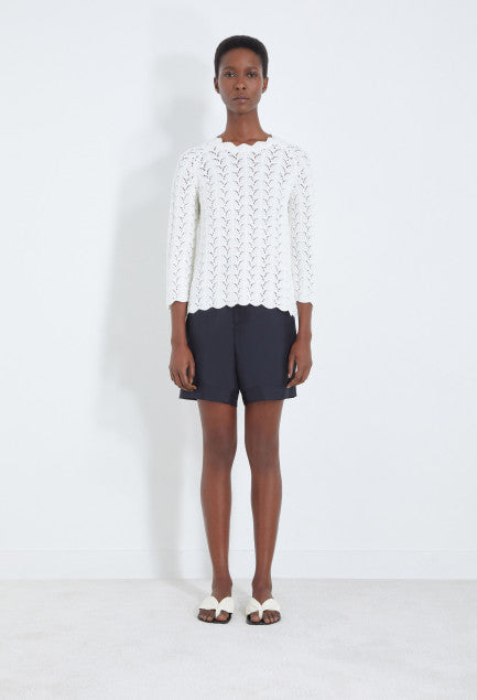 ADEKA Crochet top in White