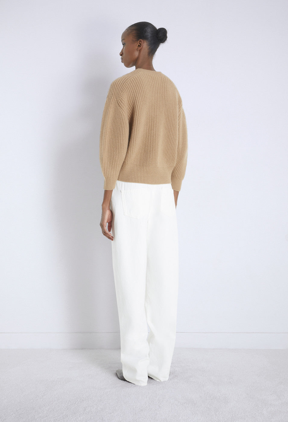 MARCELA Ribbed cashmere sweater